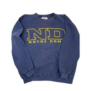 Vintage Notre Dame Fighting Irish Sweatshirt NCAA Crewneck Men's Size XL See Pic